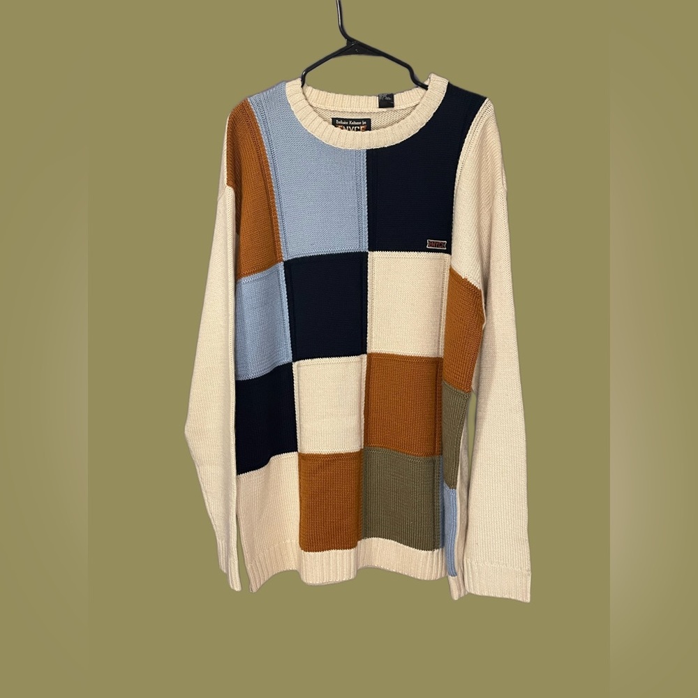 Enyce brand new men’s square block  sweater